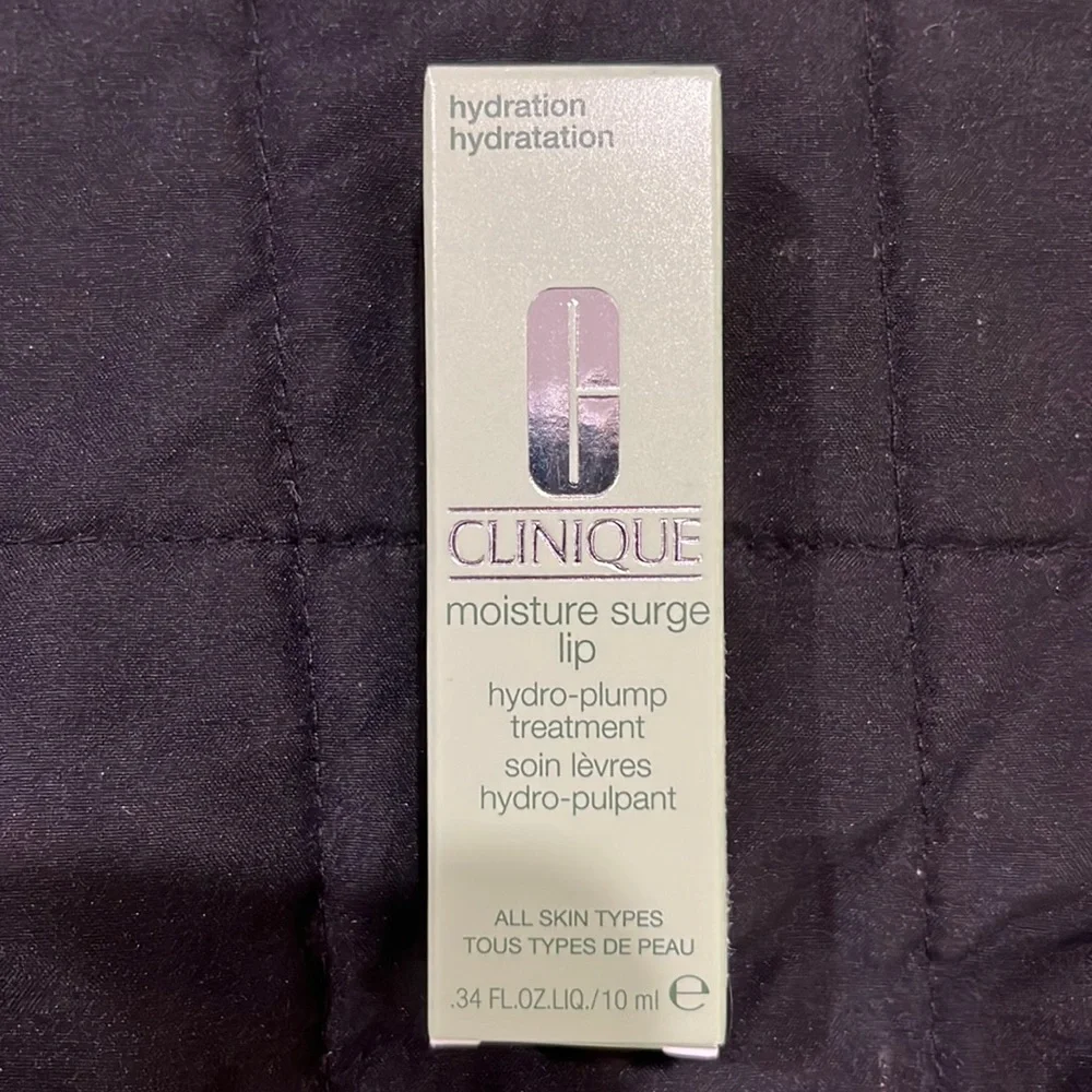 CLINIQUE MOISTURE SURGE LIP Hydro-Plump Treatment FULL SIZE .34 Oz. NEW IN BOX!